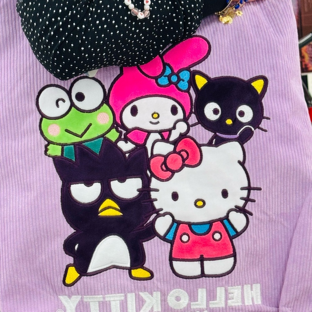 New with tags Hello Kitty and friends Corduroy Bag